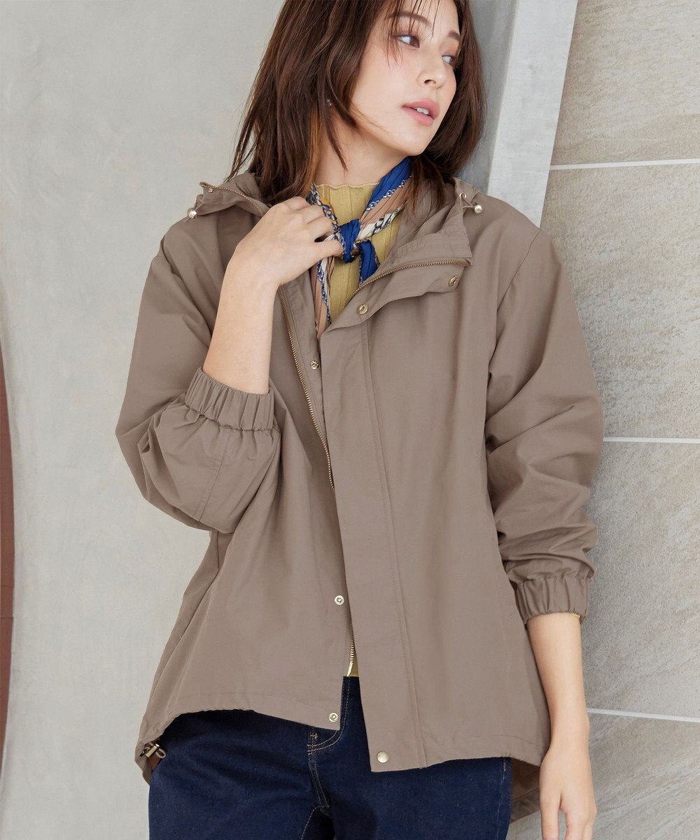 Tiaclasse L 撥水ドロストマウンテンパーカー 