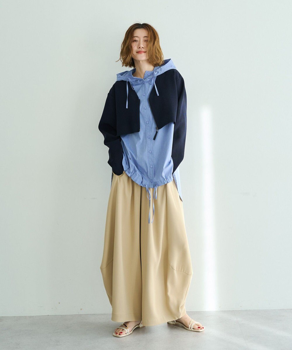 YECCA VECCA コクーンドレープワイドパンツ 