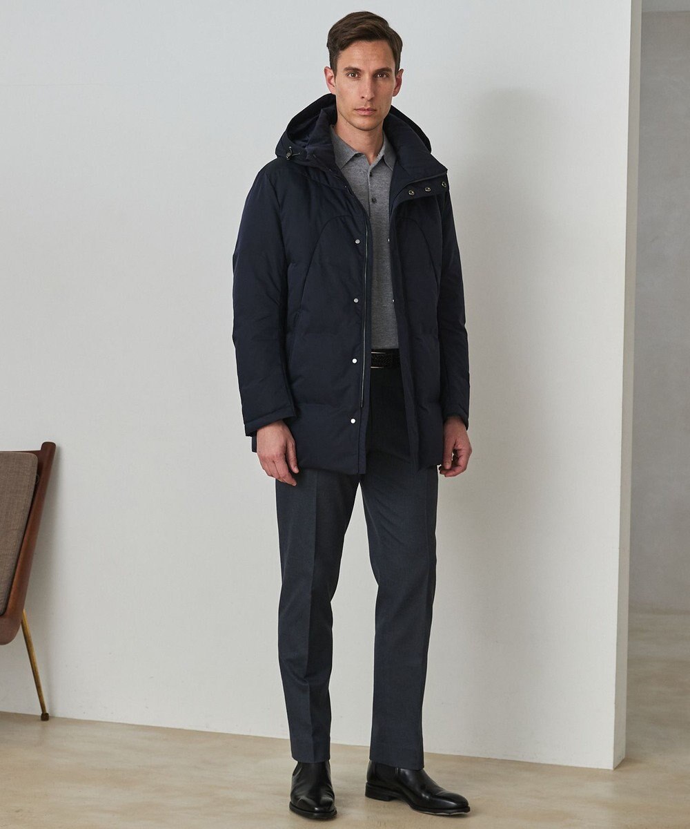 GOTAIRIKU WEB限定【仕事で着られる】ドレスダウンコート_ストレッチツイル_25年新作 