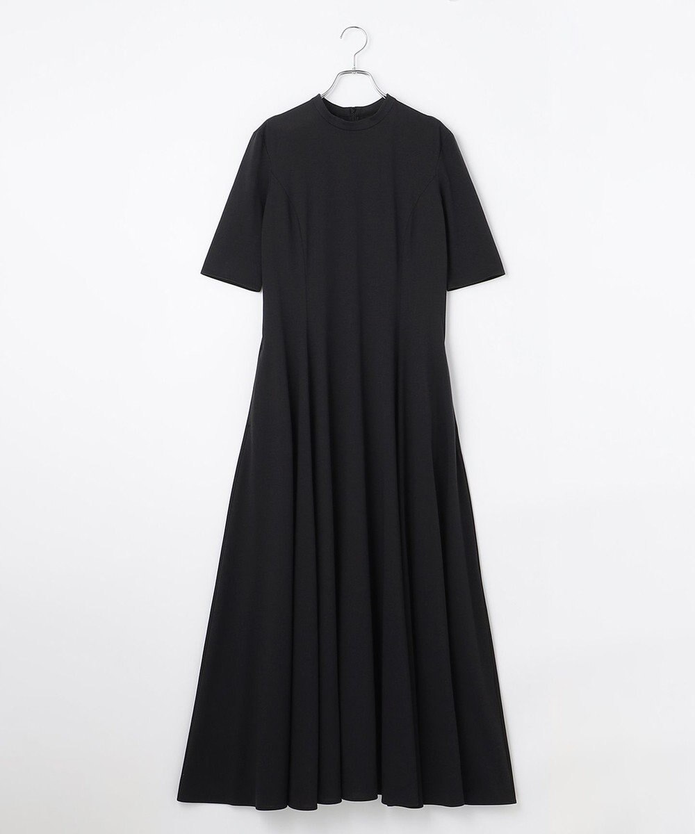 #Newans 【ANSWER for シティライフ】乾燥機対応！フィット&フレアロングワンピース 