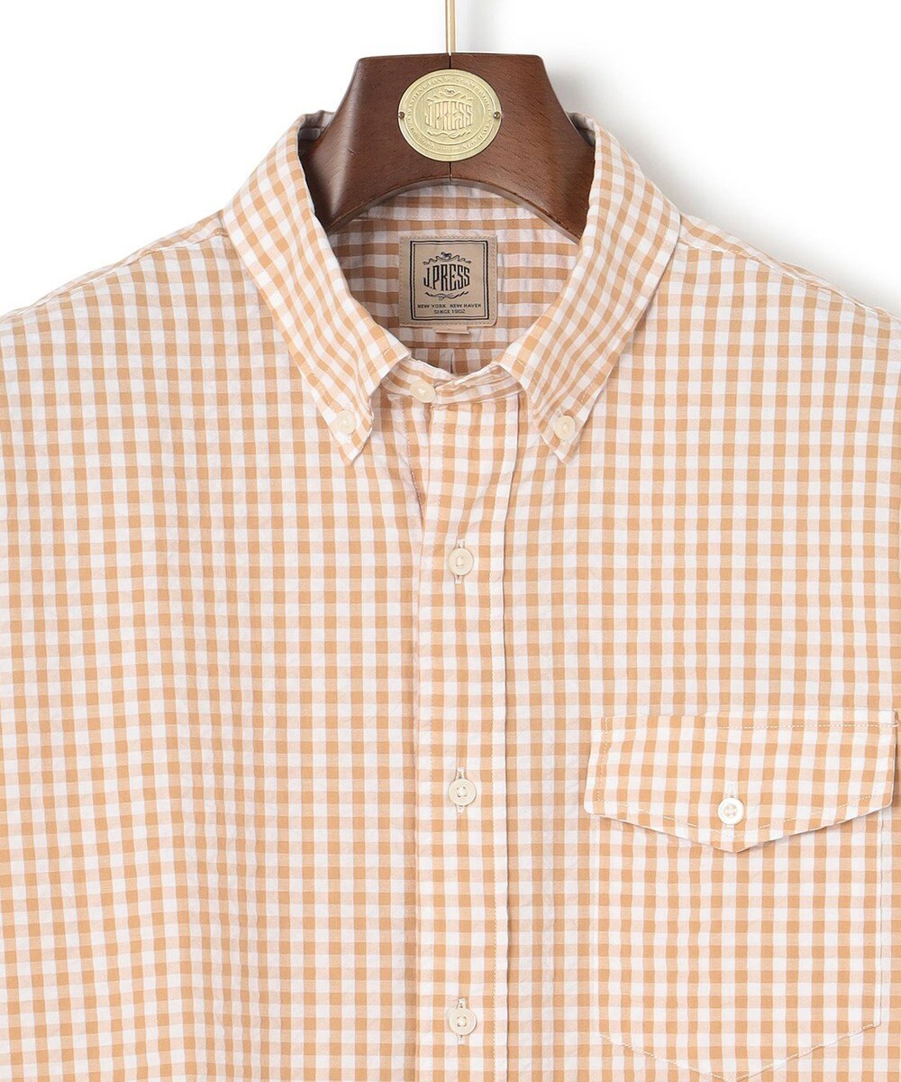 J.PRESS MEN 【WEB・一部店舗限定】サッカーギンガムチェック シャツ/B.D 