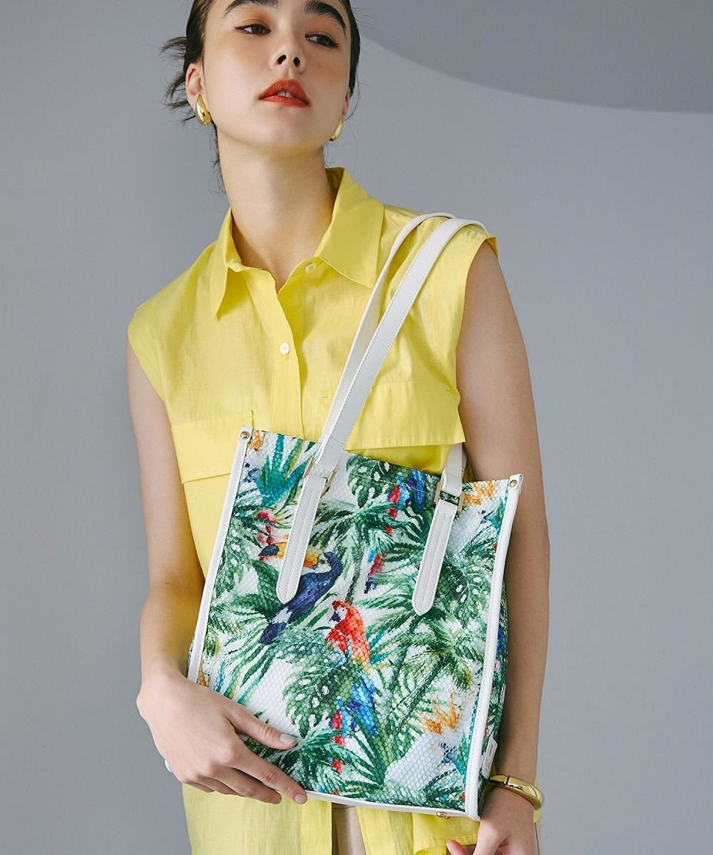 TOPKAPI 【TREASURE TOPKAPI】メッシュ ダブルプリント A4 トートバッグ 