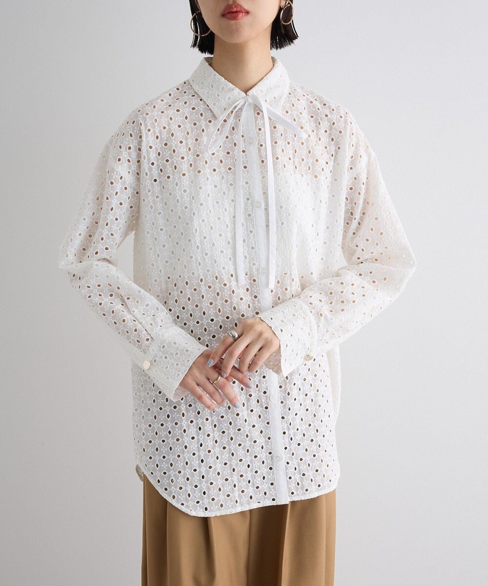 Green Parks ボウタイシャツ 