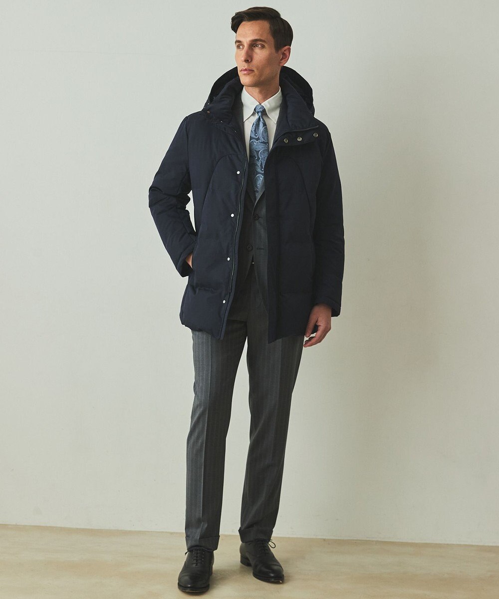 GOTAIRIKU WEB限定【仕事で着られる】ドレスダウンコート_ストレッチツイル_25年新作 