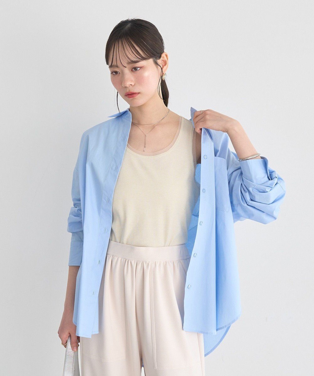 earth music&ecology エッジチュールラメテレコタンクトップ 