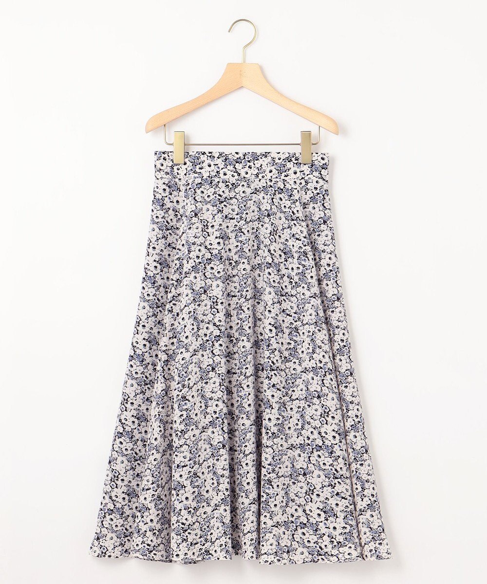組曲 プランタンプリント フレアスカート 