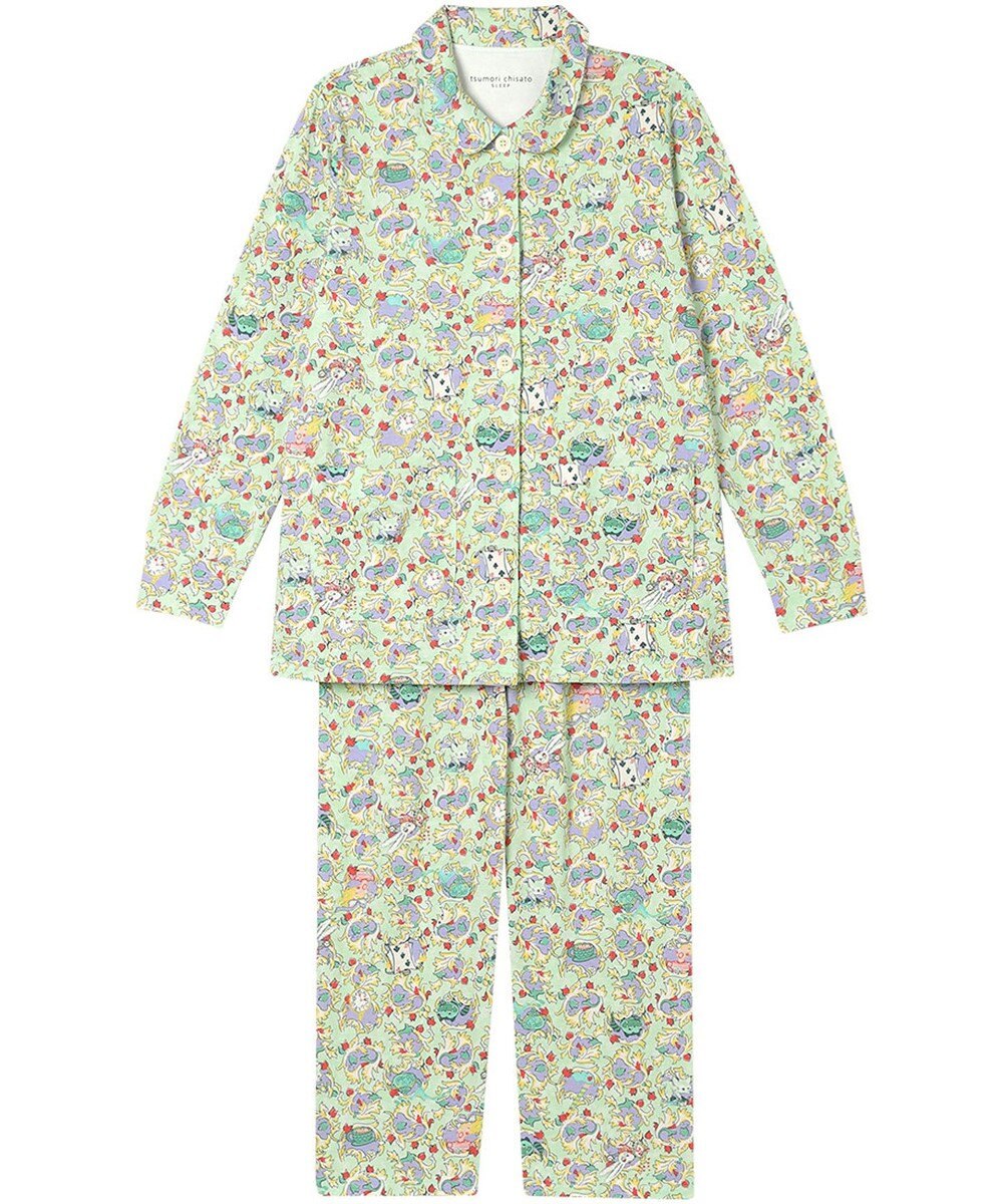 tsumori chisato SLEEP ツモリチサト パジャマ 綿100%(本体) 天竺素材 長袖 9分丈 レディース UDX592 /ワコール 