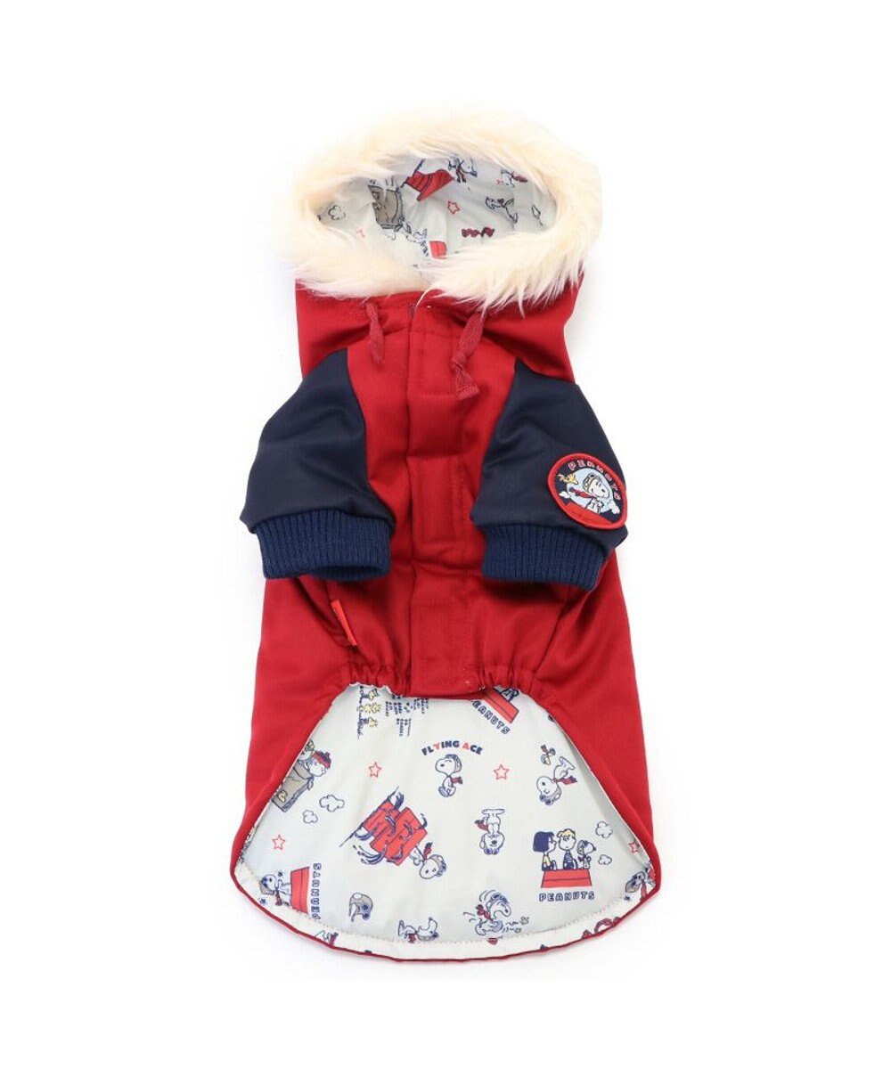 PET PARADISE スヌーピー 遠赤外線 コート 《ボルドー》 中型犬 大型犬 