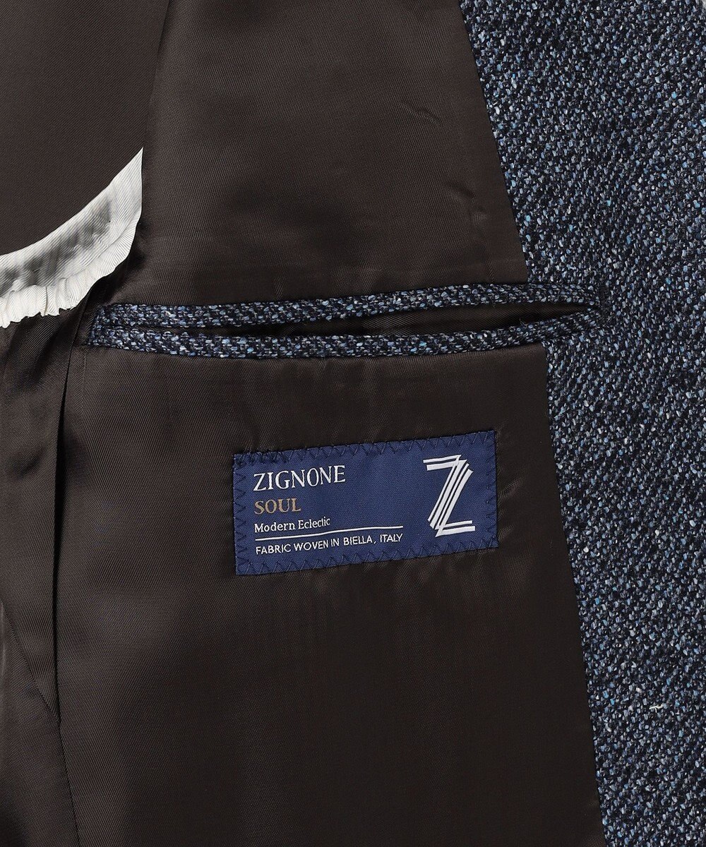 J.PRESS MEN 【ZIGNONE SOUL / ジニョーネ ソウル】 ウールシルクツイード ジャケット 