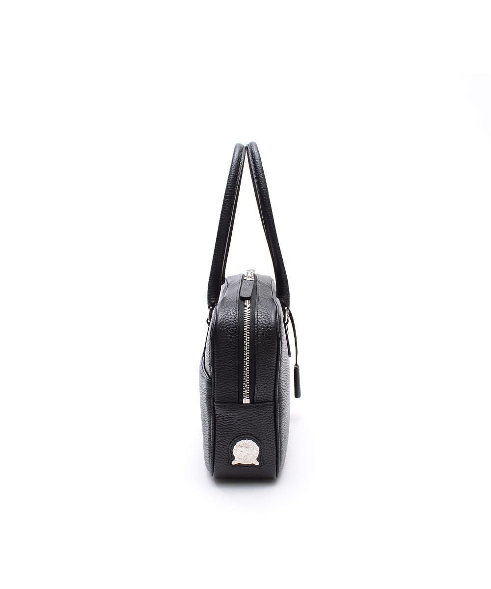 A.D.M.J. 牛革 ボストンバッグ 28cm※SILVER金具 