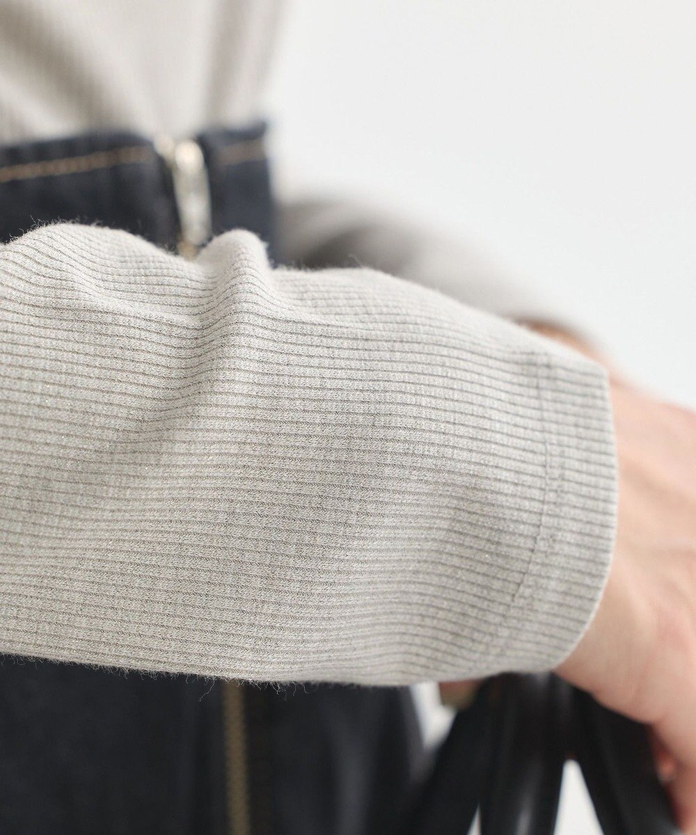 earth music&ecology ラメテレコハイネックプルオーバー 