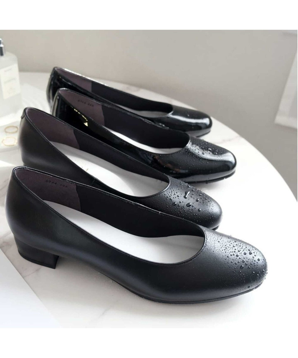 Pointer 日本製 本革 生活防水機能付きパンプス 