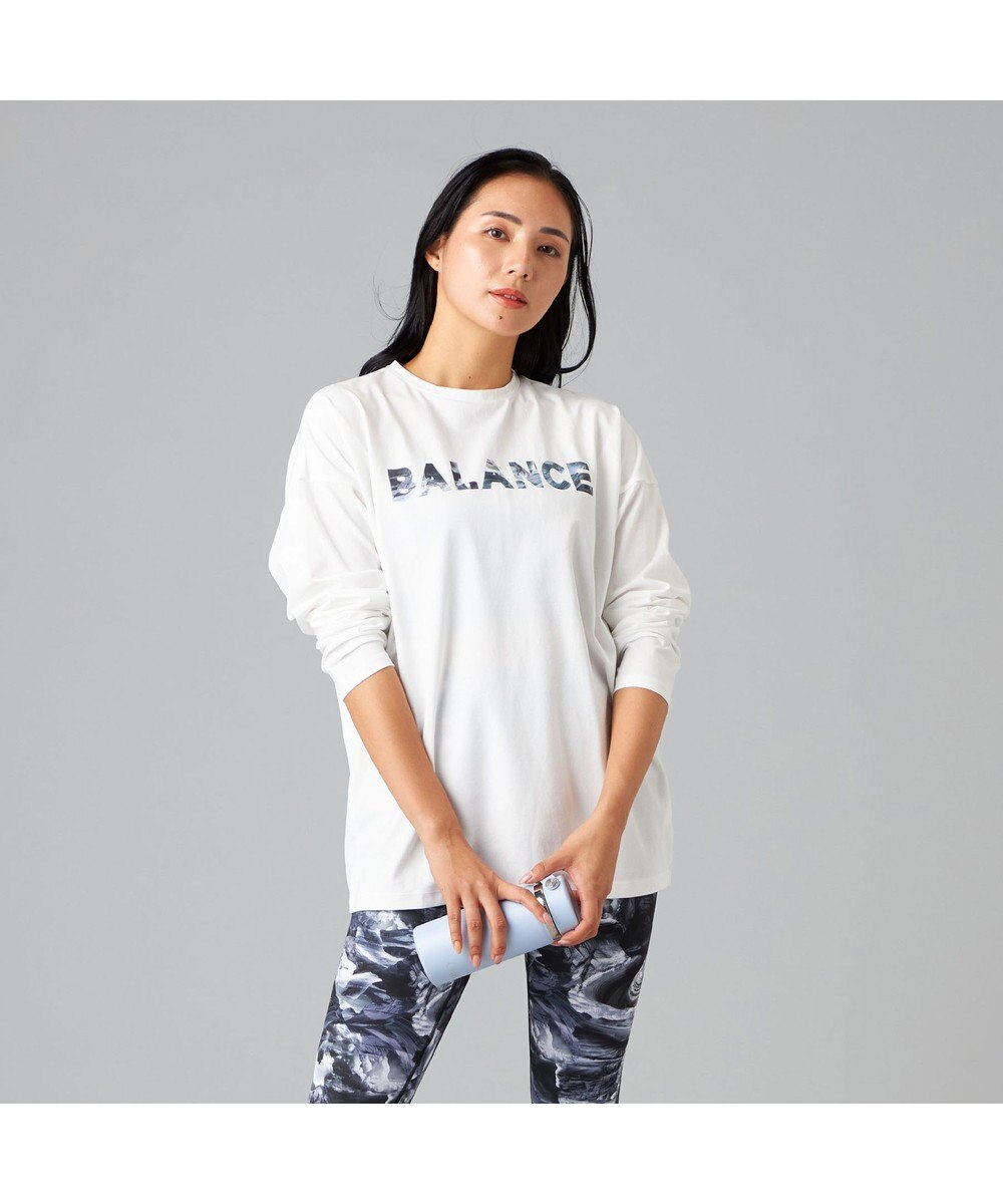 Chacott Chacott BALANCE HandsomeCotton ロゴTシャツ 