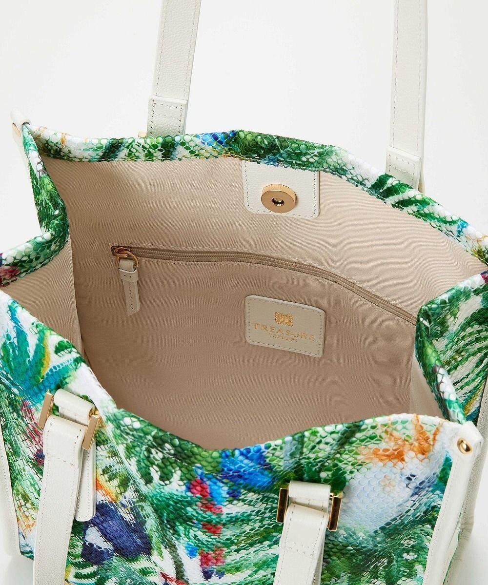 TOPKAPI 【TREASURE TOPKAPI】メッシュ ダブルプリント A4 トートバッグ 