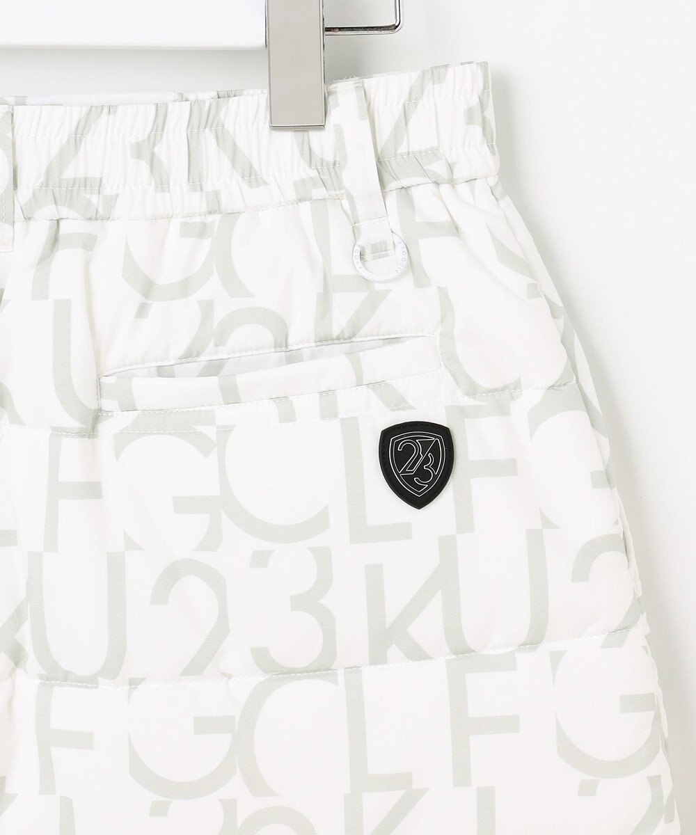 23区GOLF 【WOMEN】中綿ロゴプリントスカート 