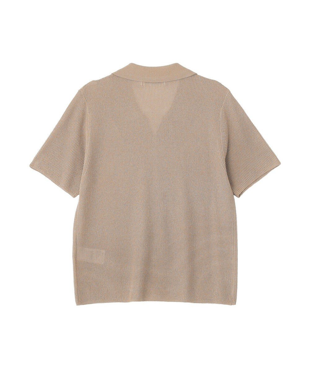 AMERICAN HOLIC 襟付きスキッパー半袖ニットポロ 