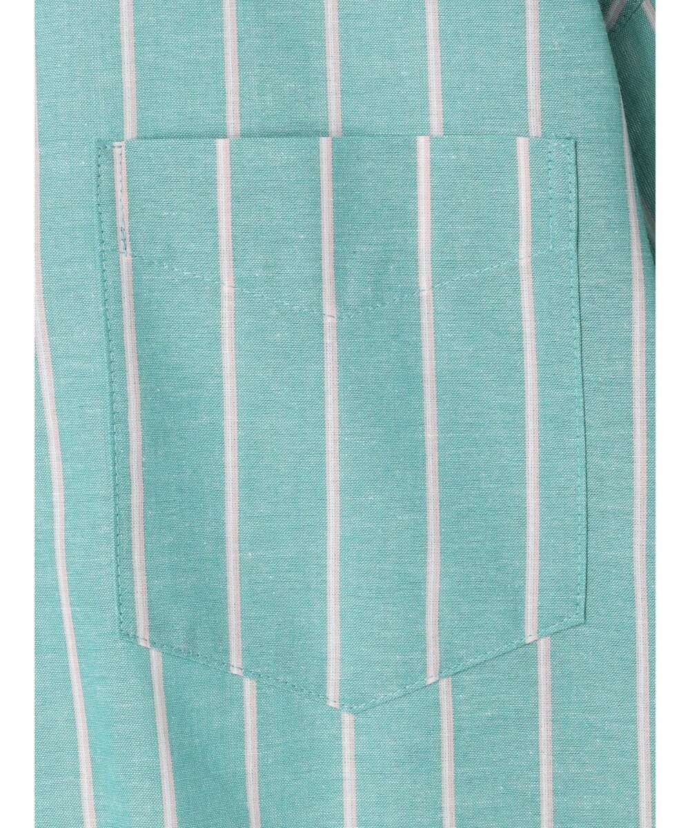 Green Parks 綿麻混オーバーサイズシャツチュニック 