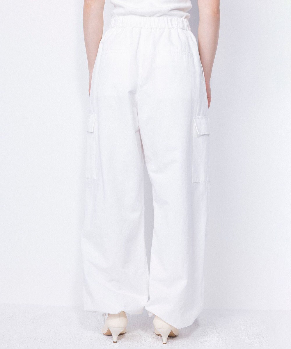 NAVE 【ReNave・セットアップ可/洗える】コットンリネンカルゼ  カーゴパンツ 