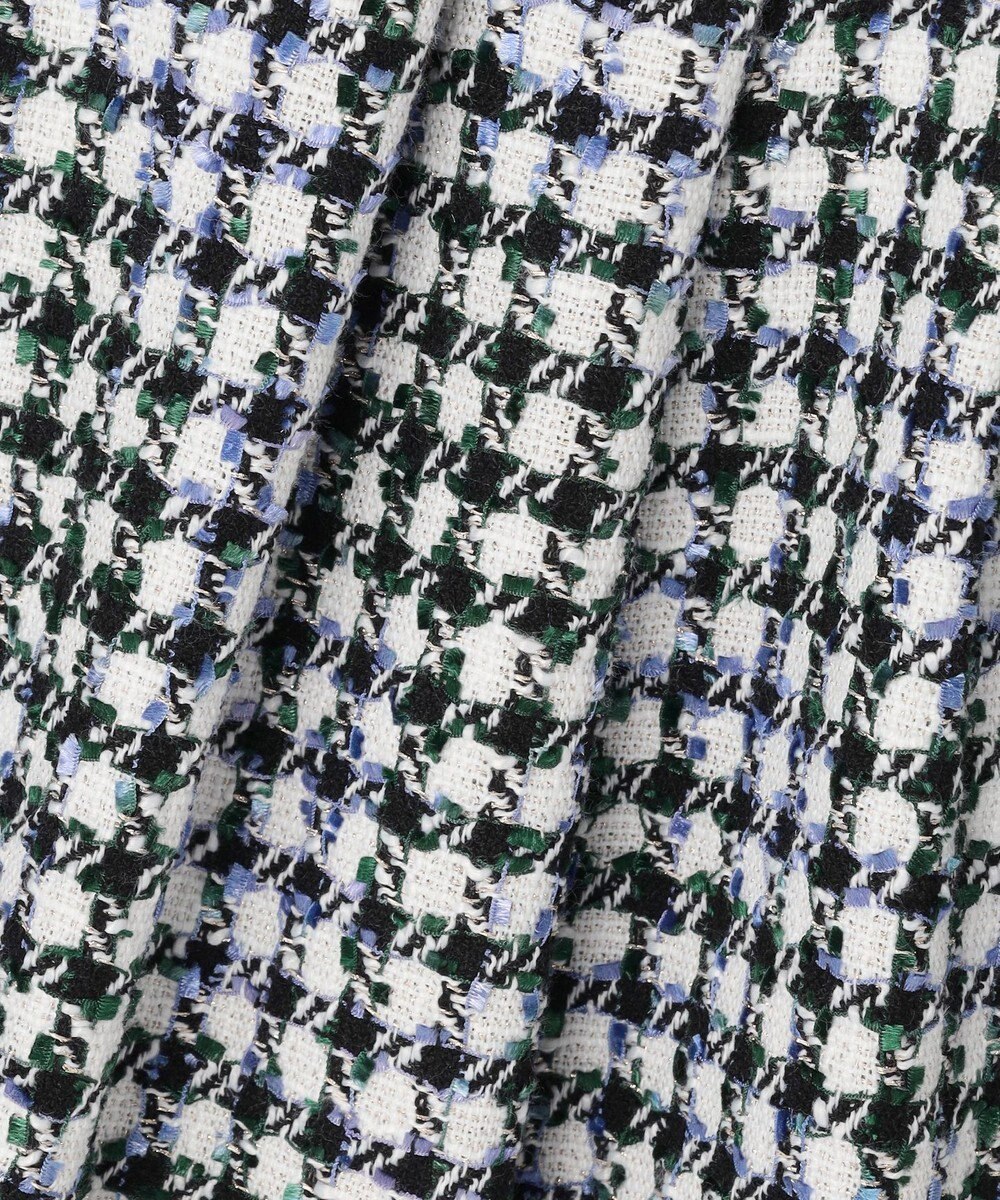 TOCCA 【百田夏菜子さん着用】【消臭】FROSTED CHECK TWEED ドレス 