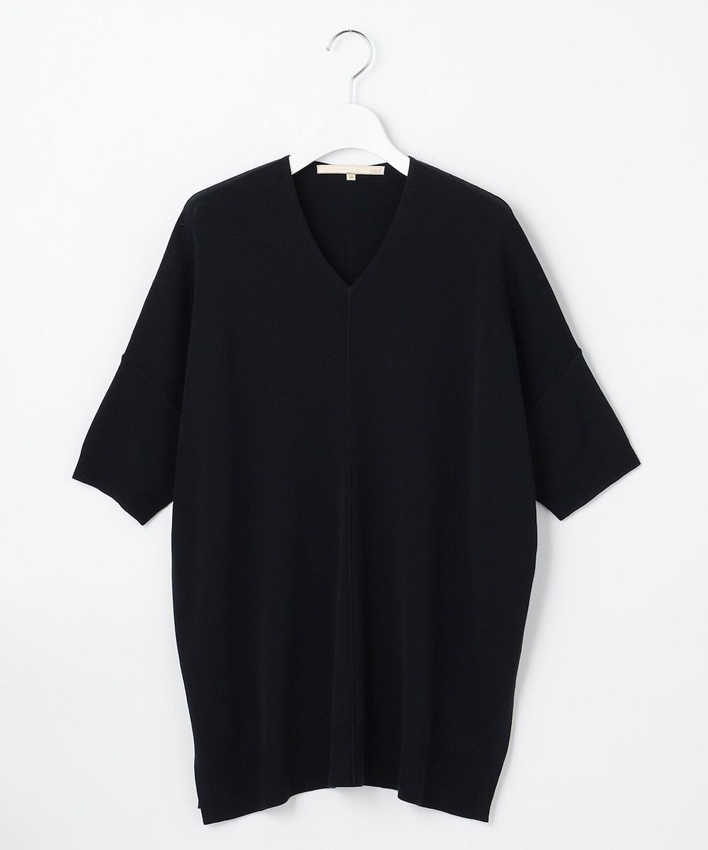 自由区 【新型登場！/WEB限定カラー有】ハイツイストコットンアセテート ニット5分袖 