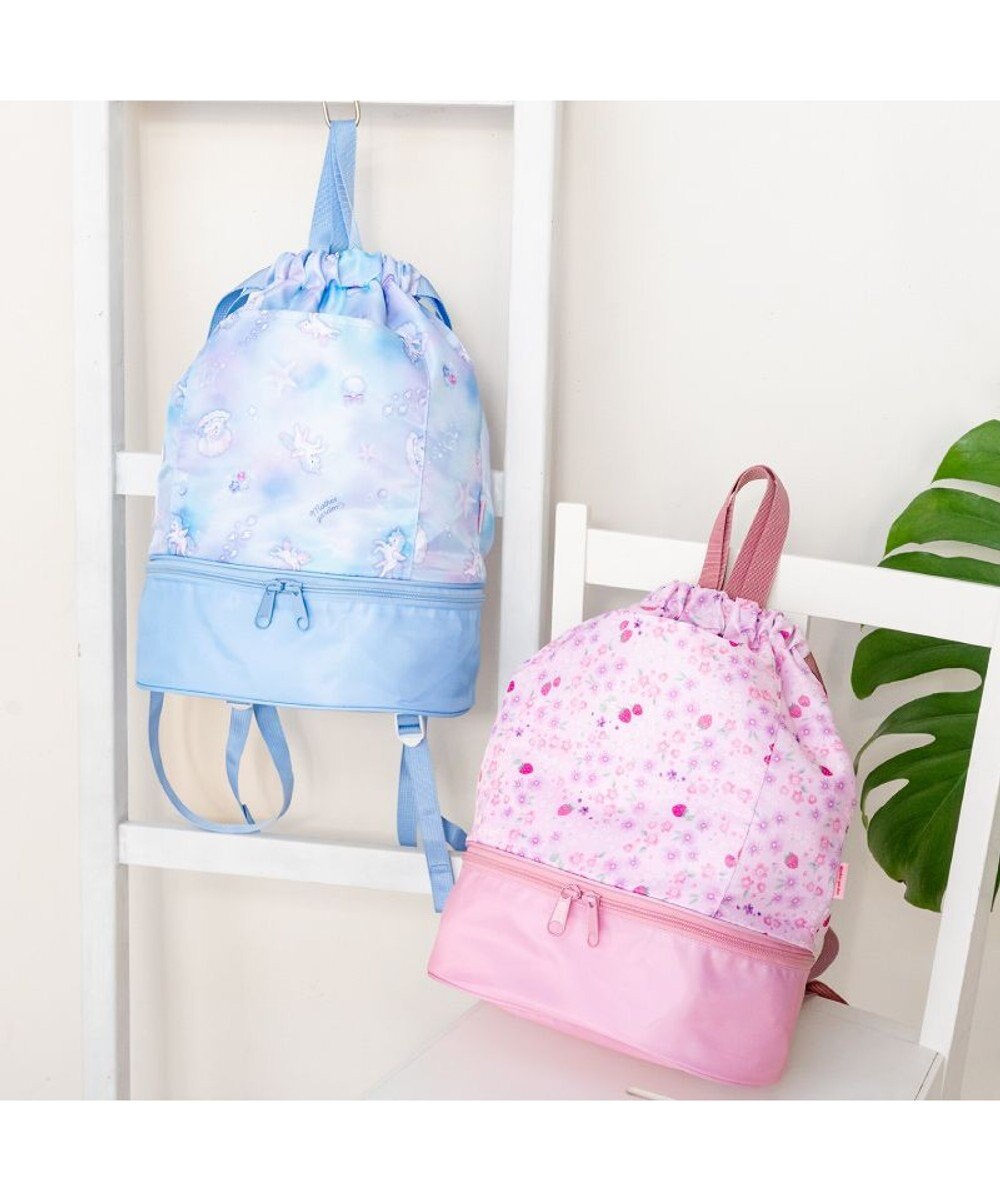 Mother garden マザーガーデン 2層式 プールバッグ 《野いちご小花》 