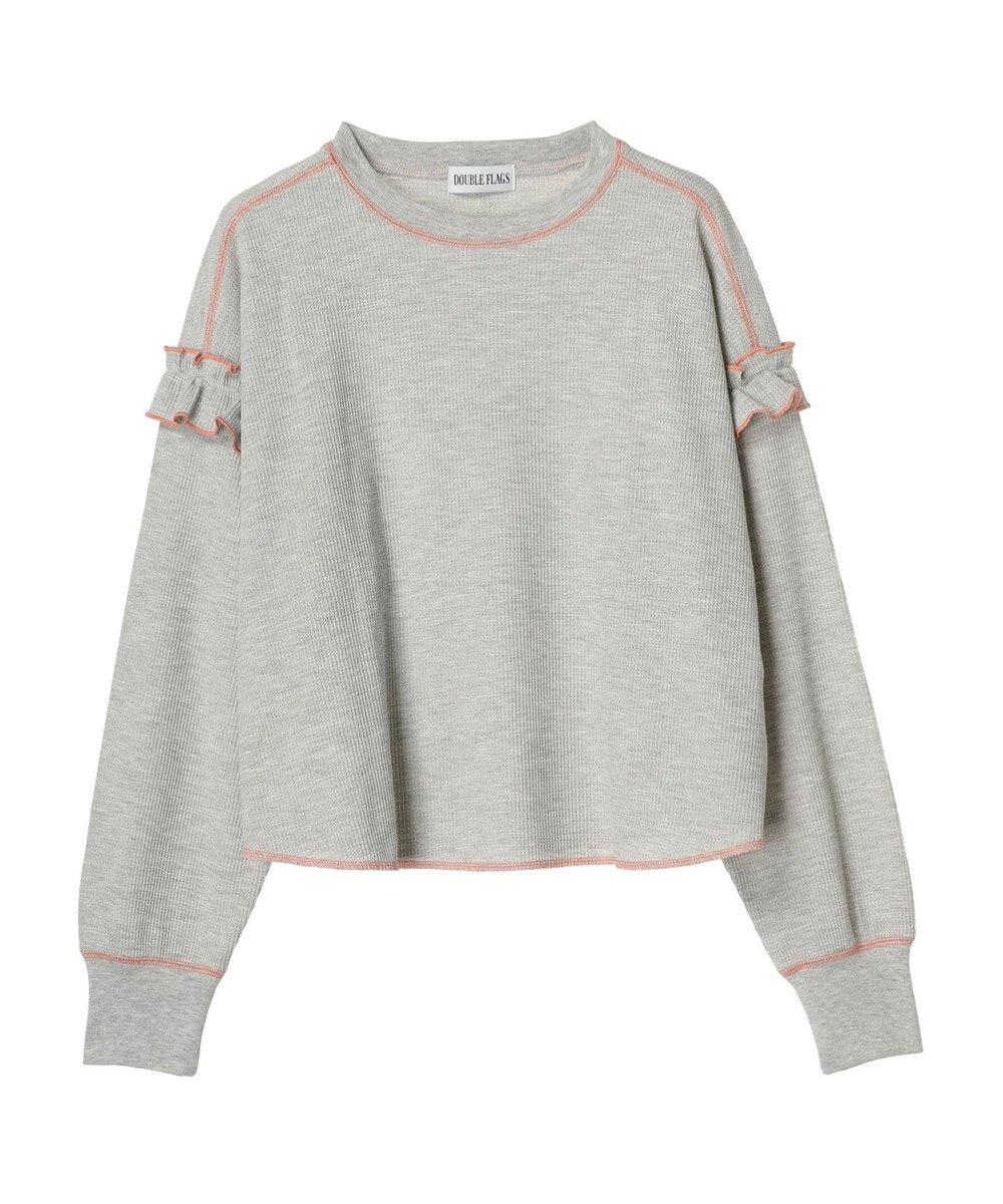 Green Parks ・Ｄｏｕｂｌｅ　Ｆｌａｇｓ　ワッフルカラーｓｔロンＴＥＥ 