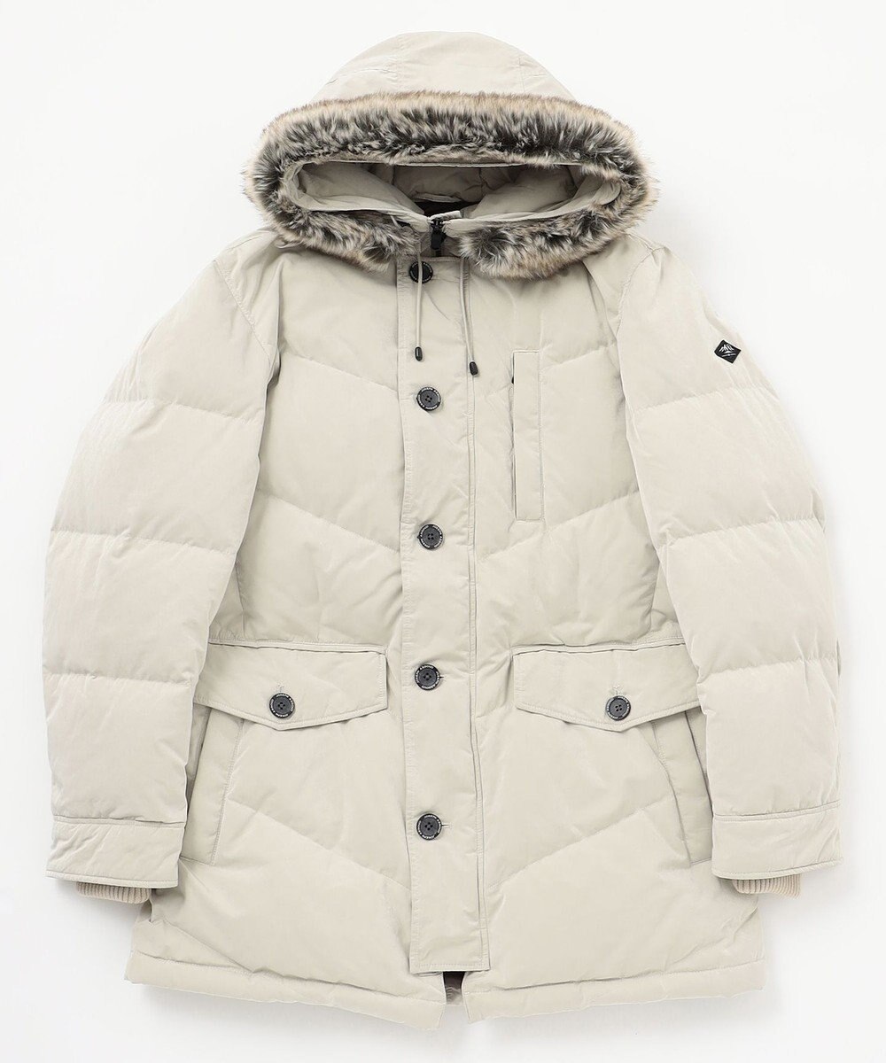 JOSEPH ABBOUD MOUNTAIN  【サスティナブル/ECO撥水/ECOファー/9ポケット/男女兼用】Pe/Nyピーチ ダウンコート 