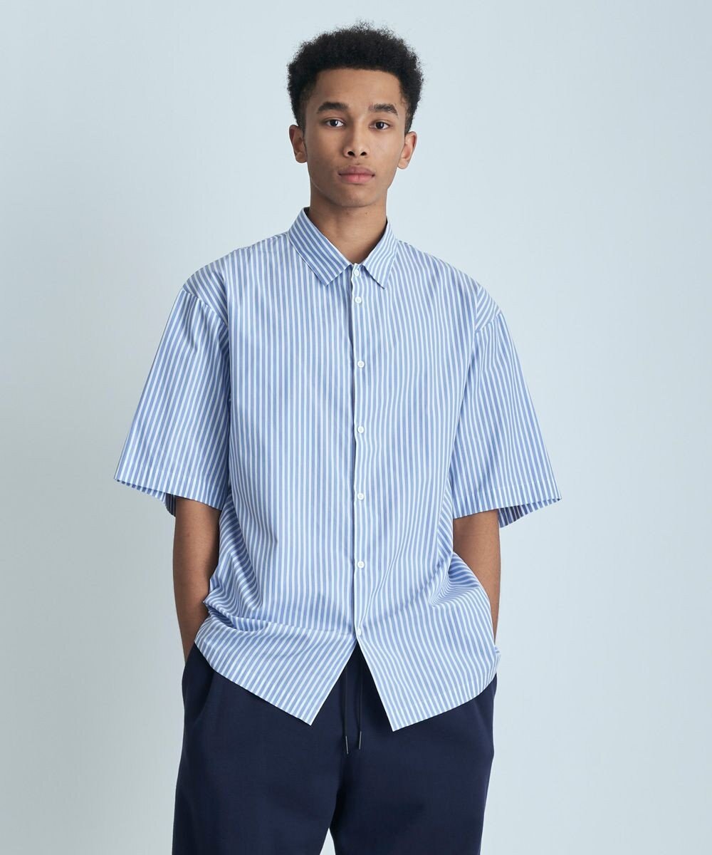 GIZA STRIPE | OVERSIZED SHIRT／ATON | ethicsinsports.ch