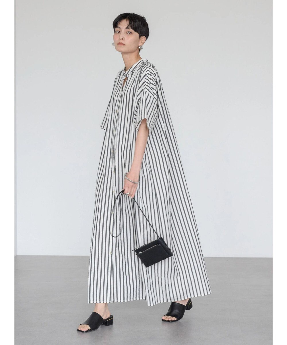 AMERICAN HOLIC イージーケア＋接触冷感丈違い強撚ワッシャーワンピース 