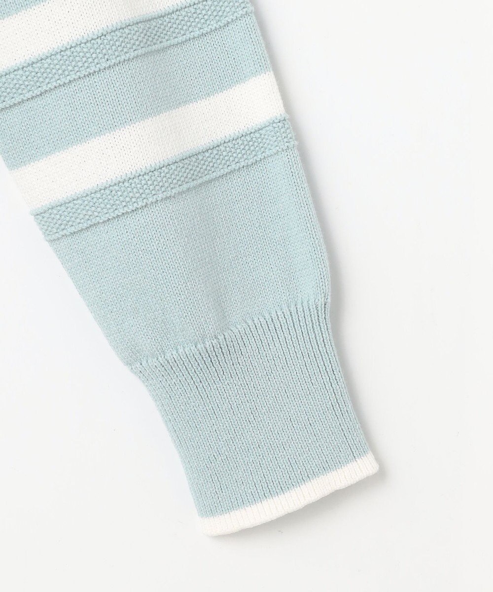 J.PRESS LADIES S Cotton Polyester カラーボーダー ニット 