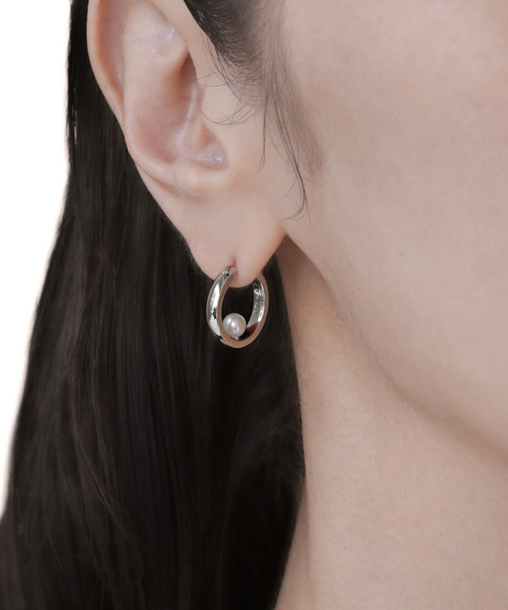 susui 【pearl doughnut】フープピアス (SVMRR)_両耳 