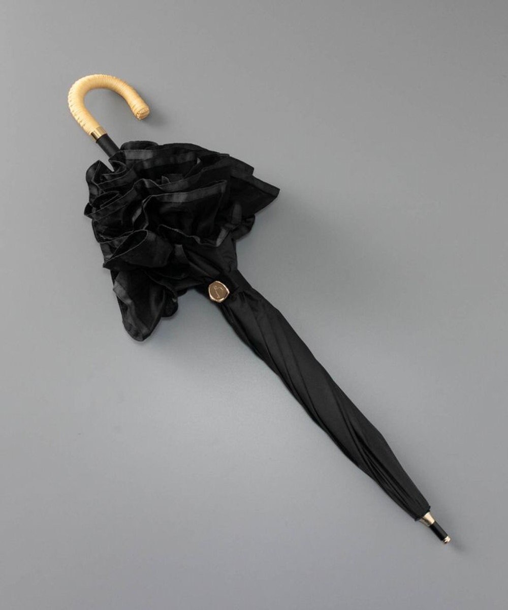 AURORA Beaurance（ビューランス）フリル晴雨兼用パラソル（1段スライドショート傘） 日傘 