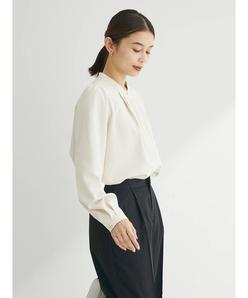 Green Parks ＢＰ　ケア楽　ポイント釦ブラウス 