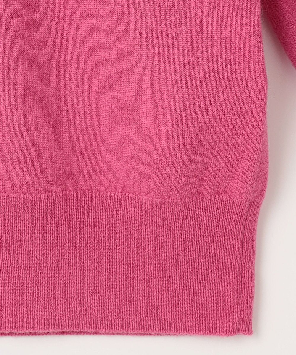 自由区 【洗える】ソフトウールハイゲージパフスリーブハイネック ニット 