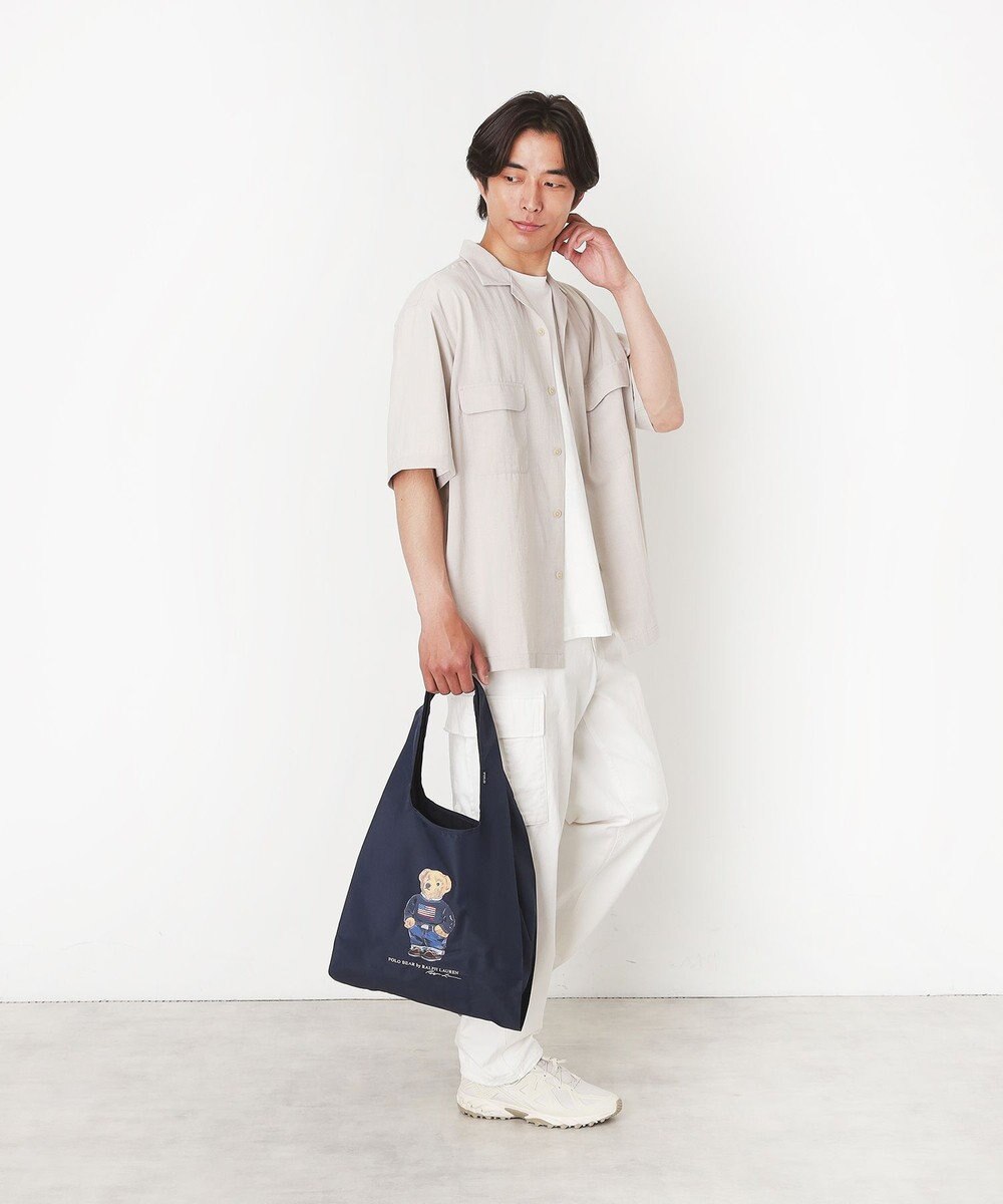 MOONBAT POLO RALPH LAUREN(ポロ ラルフローレン) ポケッタブルレインバッグ　フラッグベア 