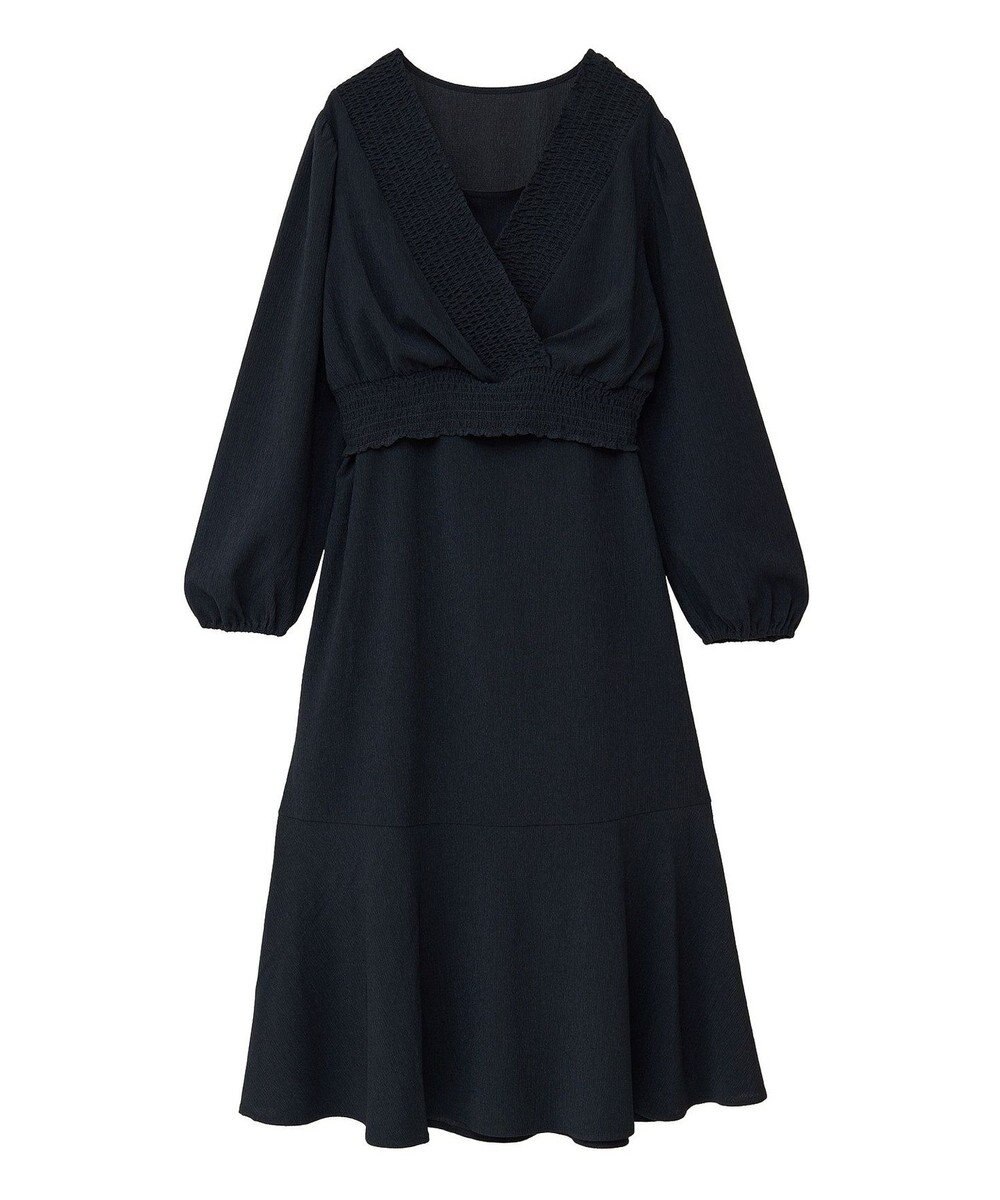 earth music&ecology ＳＥＴ２点カシュクールプルオーバー＋キャミワンピース 