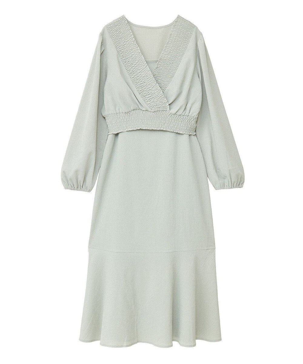 earth music&ecology ＳＥＴ２点カシュクールプルオーバー＋キャミワンピース 