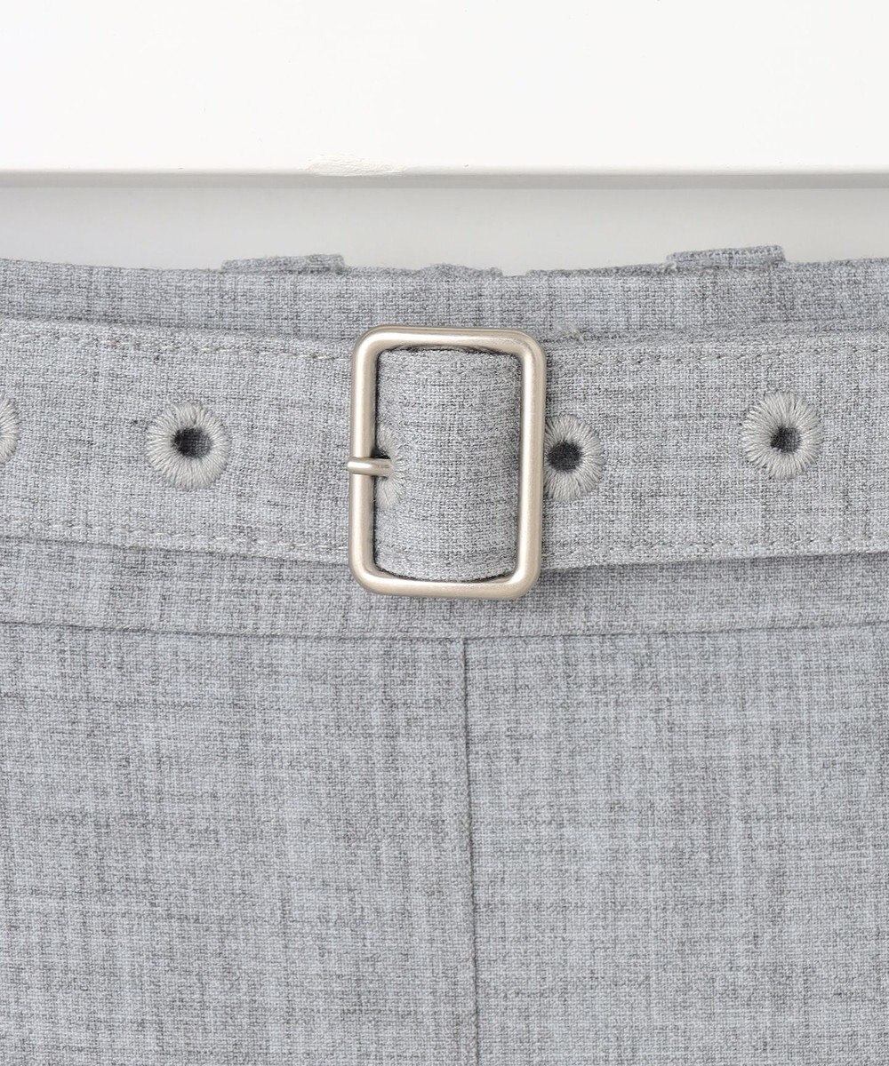 23区GOLF 【WOMEN】ベルト付き プリーツスカート 