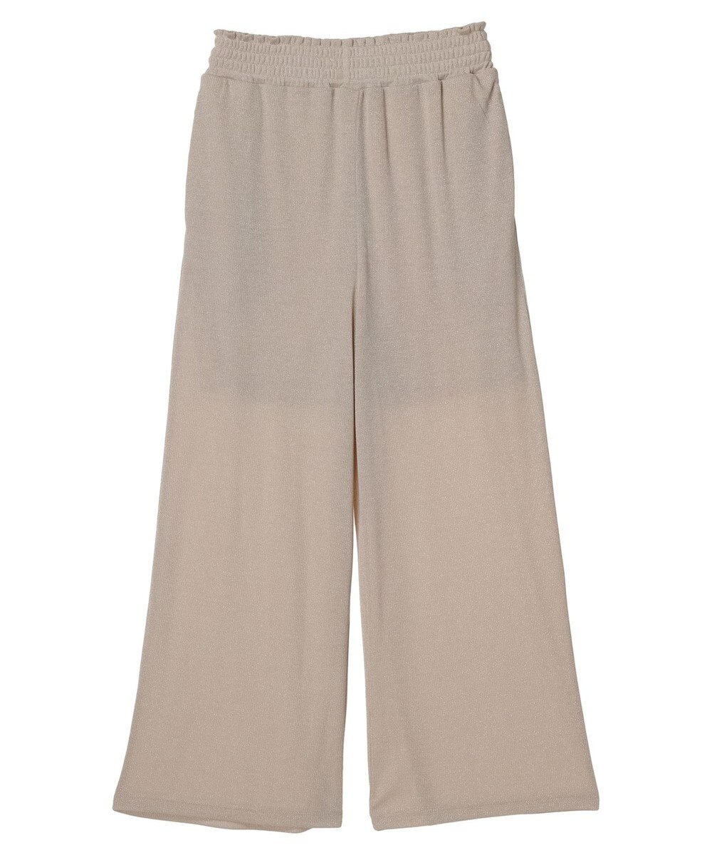 earth music&ecology ラメリブパンツ 