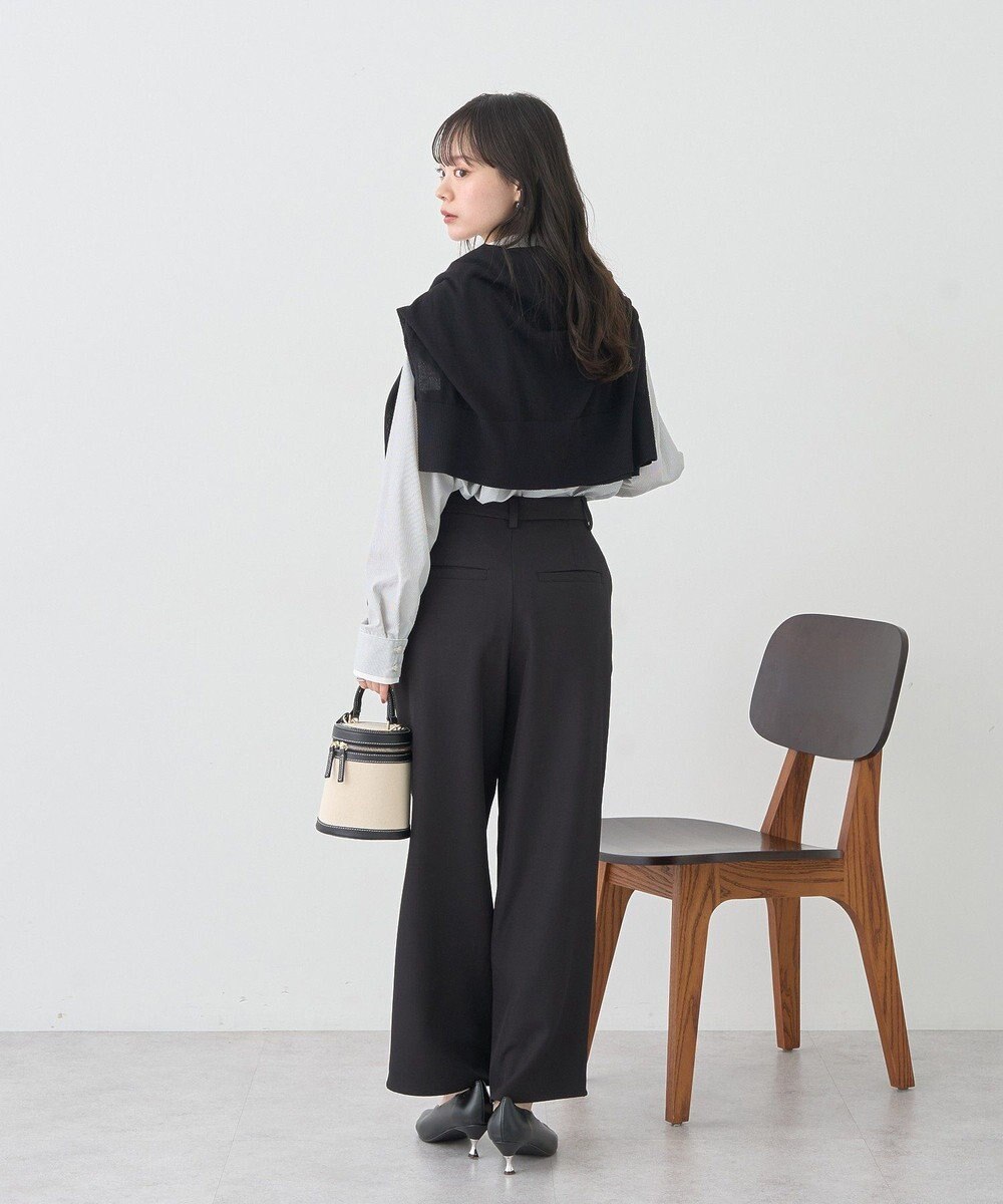 earth music&ecology レイヤードストライプシャツ 