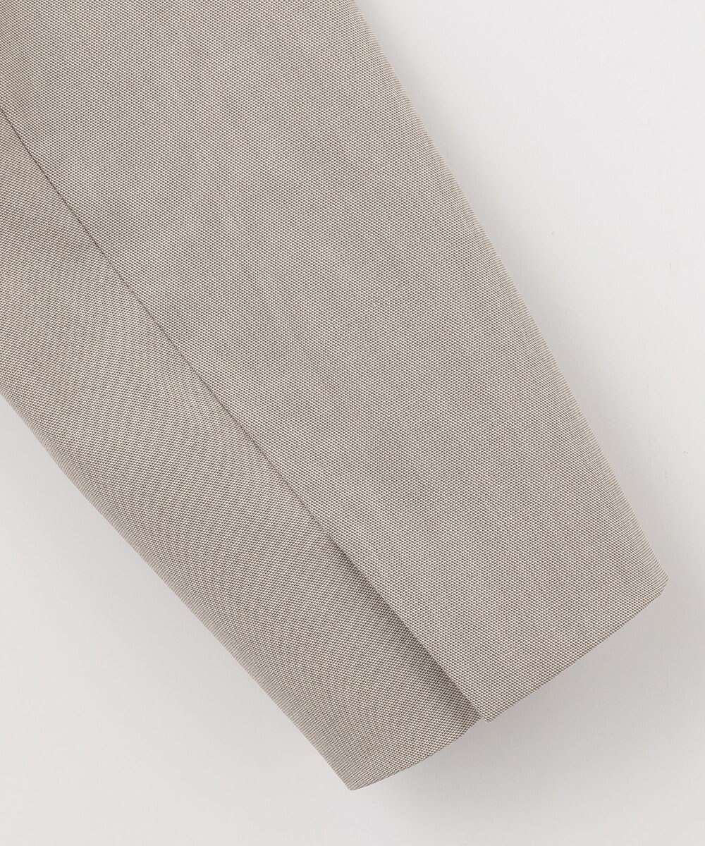 J.PRESS LADIES 【洗える・撥水・防汚】コットンFITTYシャーク ノーカラー ジャケット 