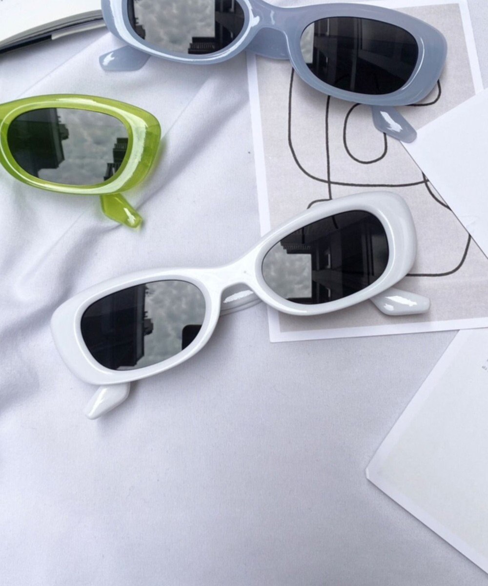 WEGO カラーフレームスリムアイウェア 