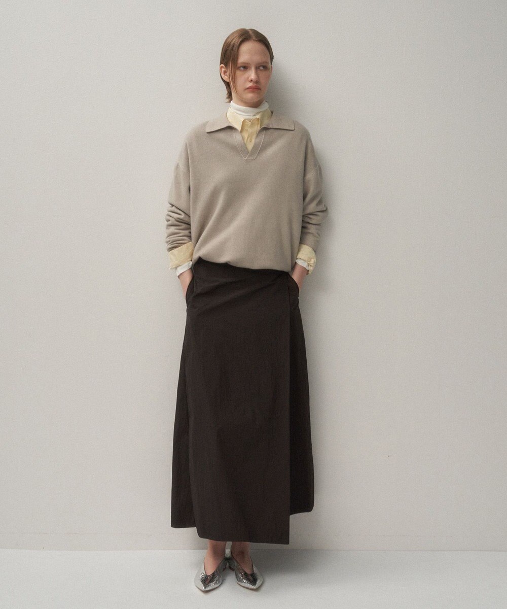 ATON VINTAGE KNIT | スキッパーポロセーター 