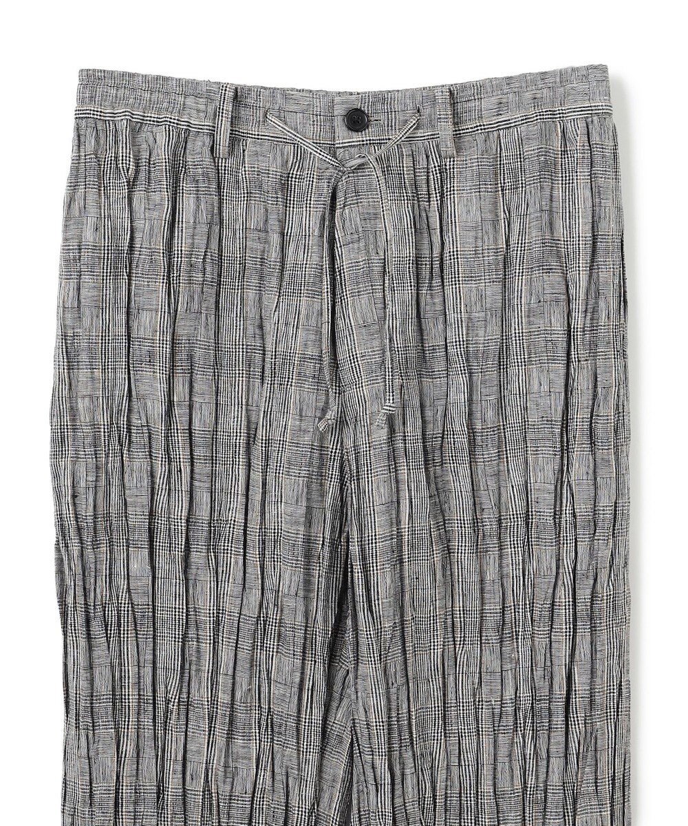 JOSEPH HOMME 【HIGH GRADE LINE】マックスプリーツワッシャー　ドロスト付ワイドパンツ / WAVE 