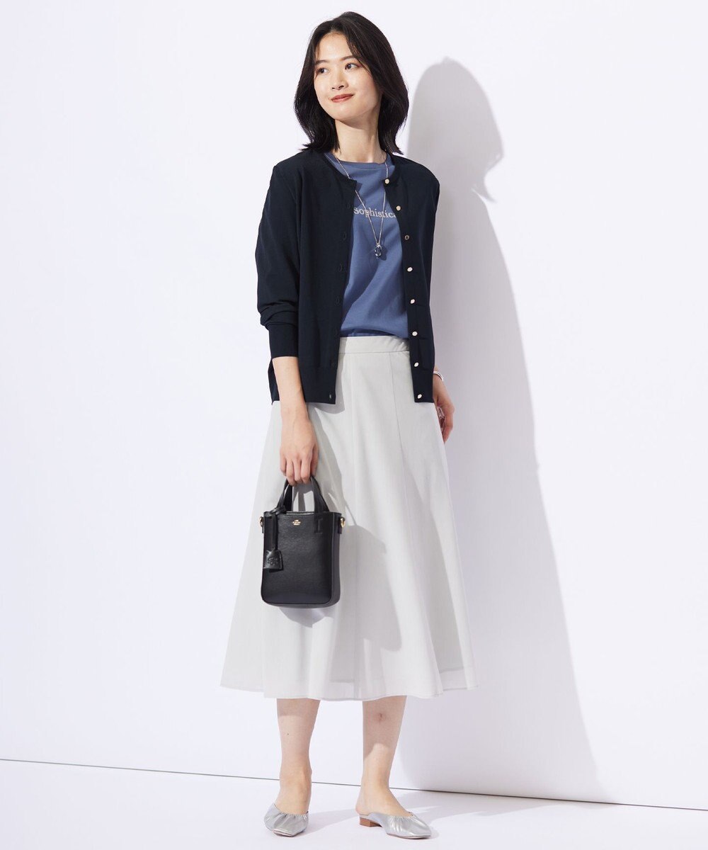 J.PRESS LADIES L 【洗える】シアートリコット フレアー スカート 