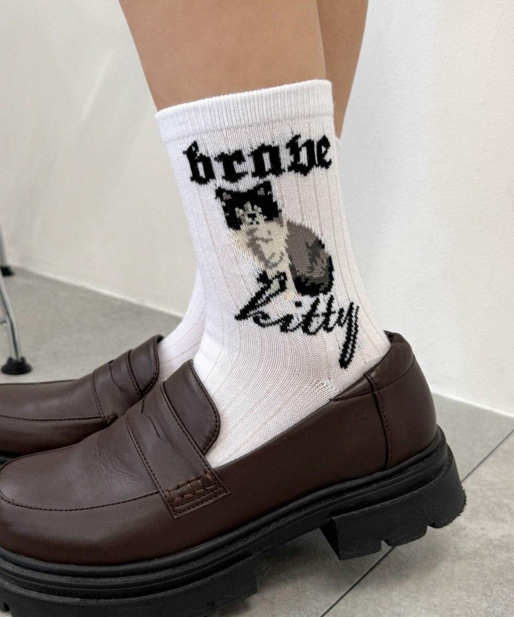 WEGO catロゴソックス 