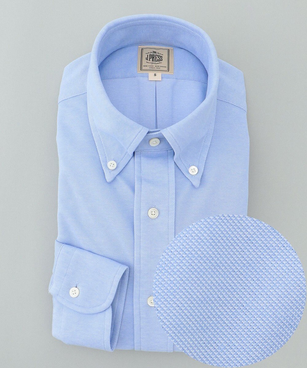 J.PRESS MEN 【夏に嬉しい高機能】TCカノコインレイ シャツ/B.D. 