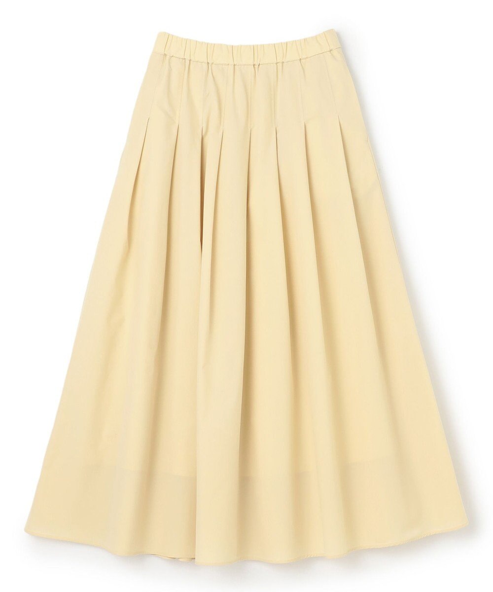 UNFILO L FINE MOVE タックフレアスカート 
