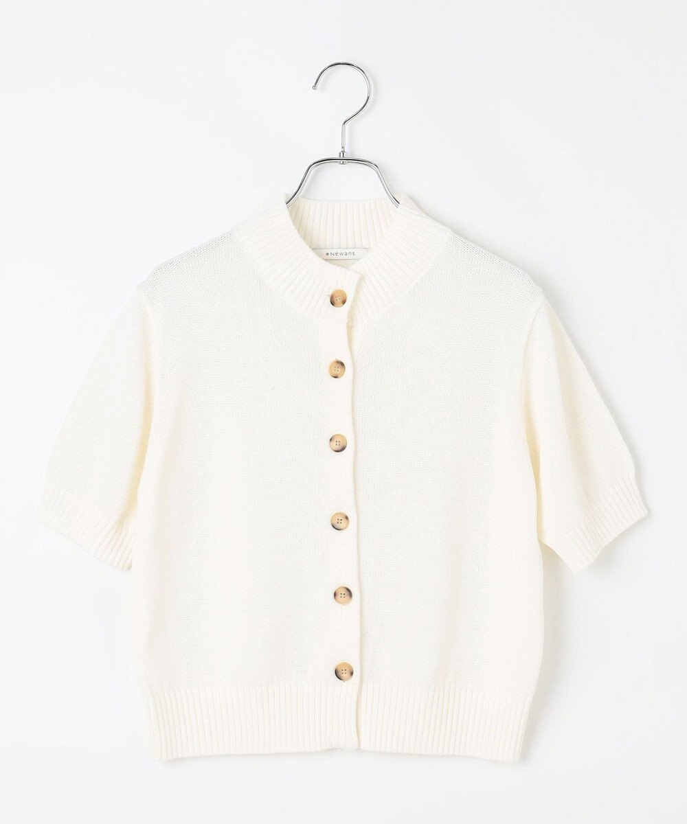 #Newans 〈花乃まりあさんコラボ〉コットンコードカーディガン 