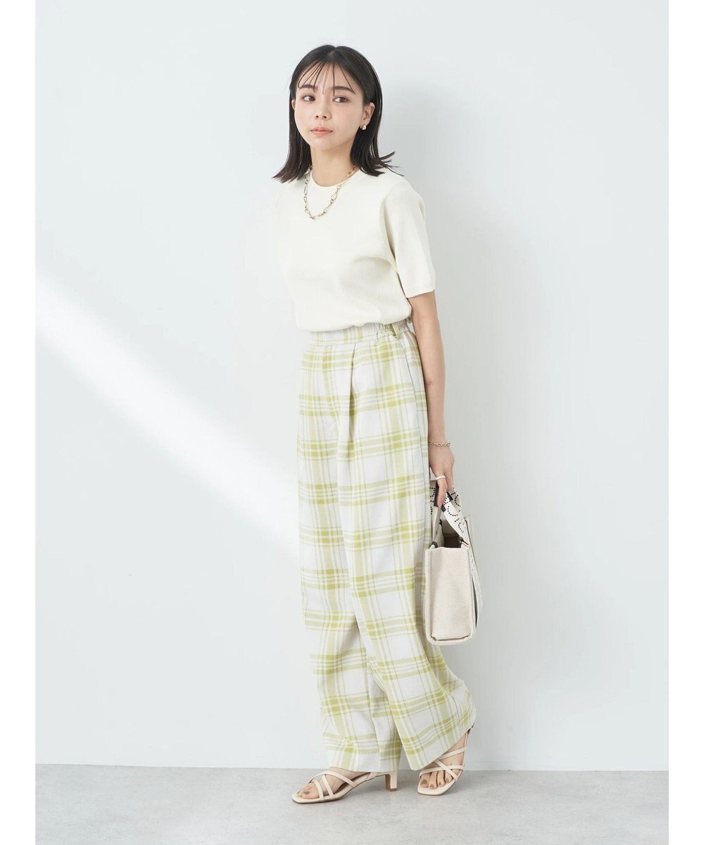 earth music&ecology タックワイドパンツ 